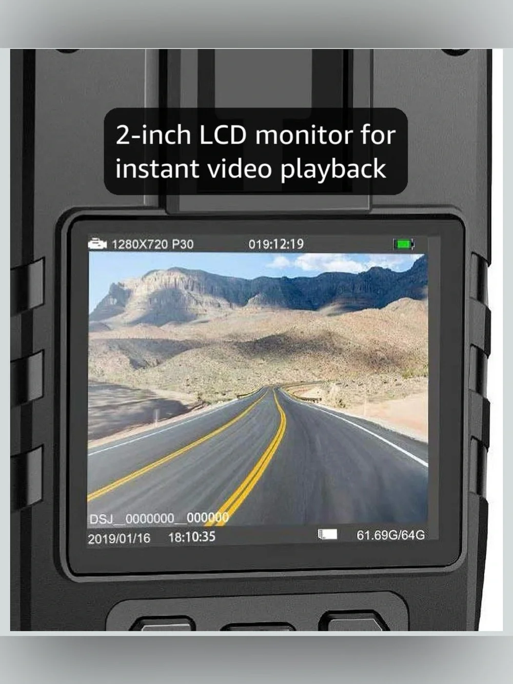 1296P HD Police Body Camera,128G Memory,CammPro I826 Premium Portable BodyCamera